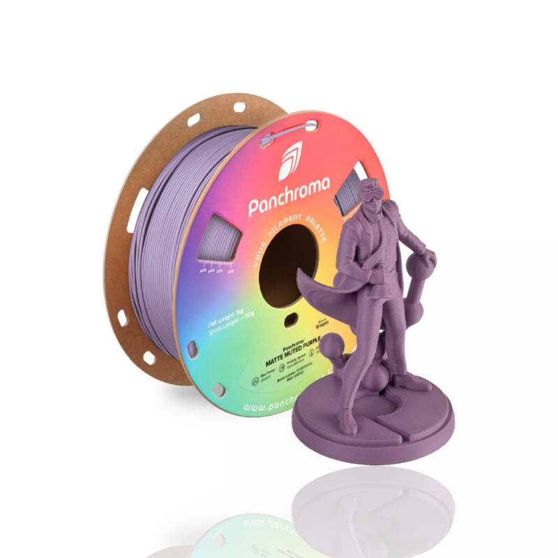 Panchroma™ PLA Matte Muted 1Kg Purple - Polymaker - Image 3