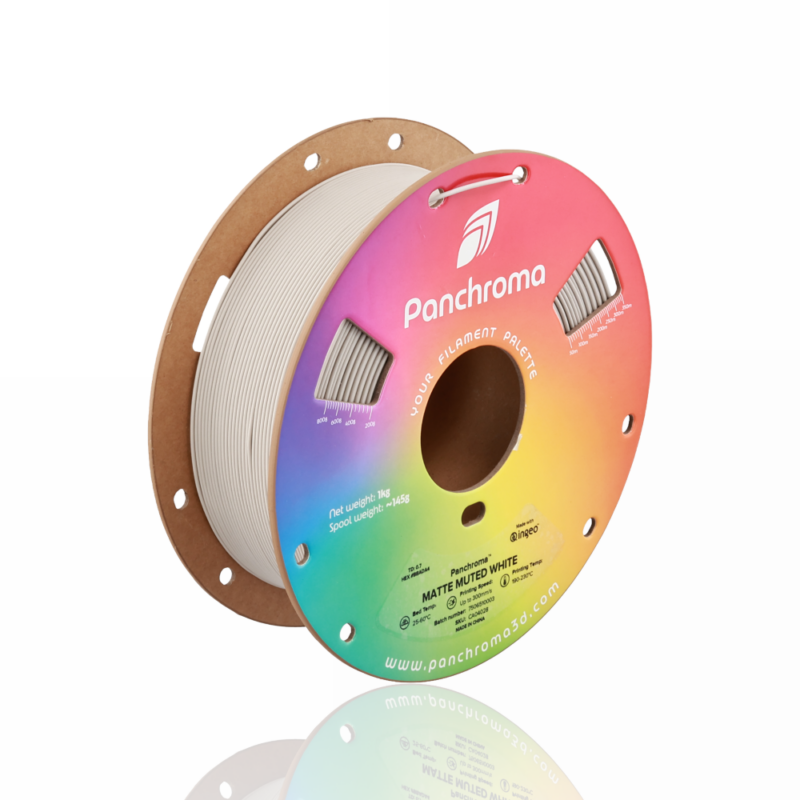 Panchroma™ PLA Matte Muted 1Kg White - Polymaker - Image 4