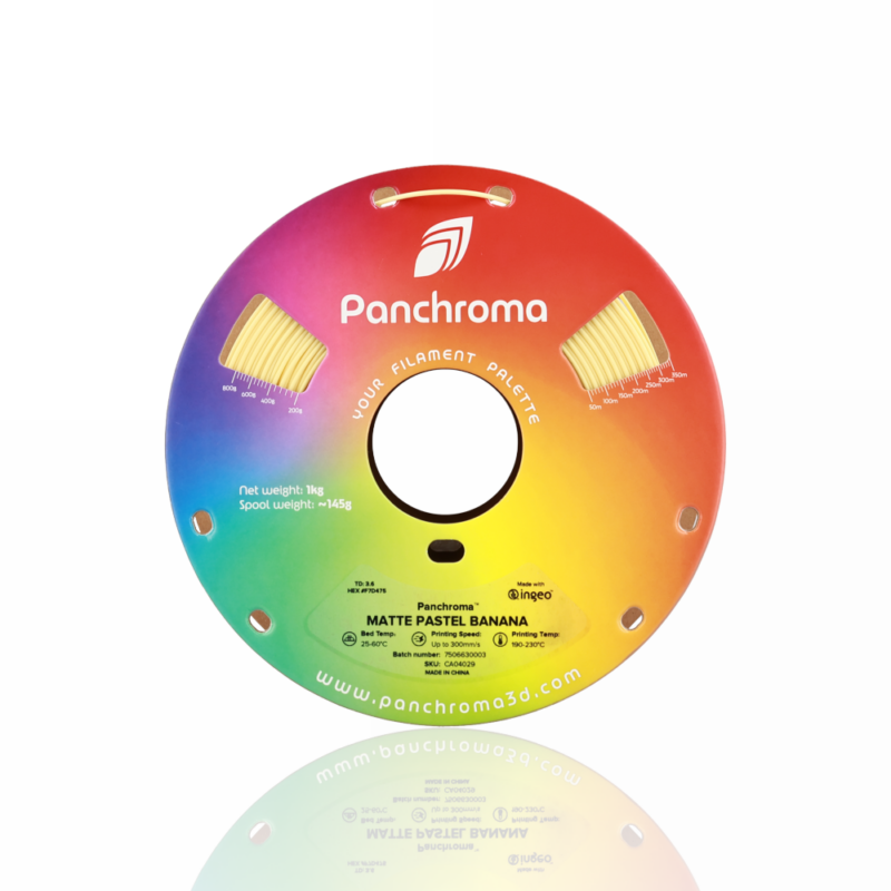 Panchroma™ PLA Matte Pastel 1kg Banana - Polymaker - Image 5