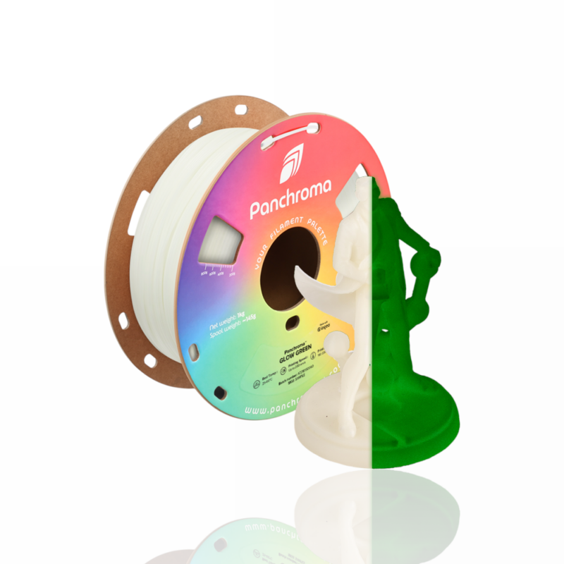 Panchroma™ PLA Glow 1Kg Green - Polymaker - Image 4