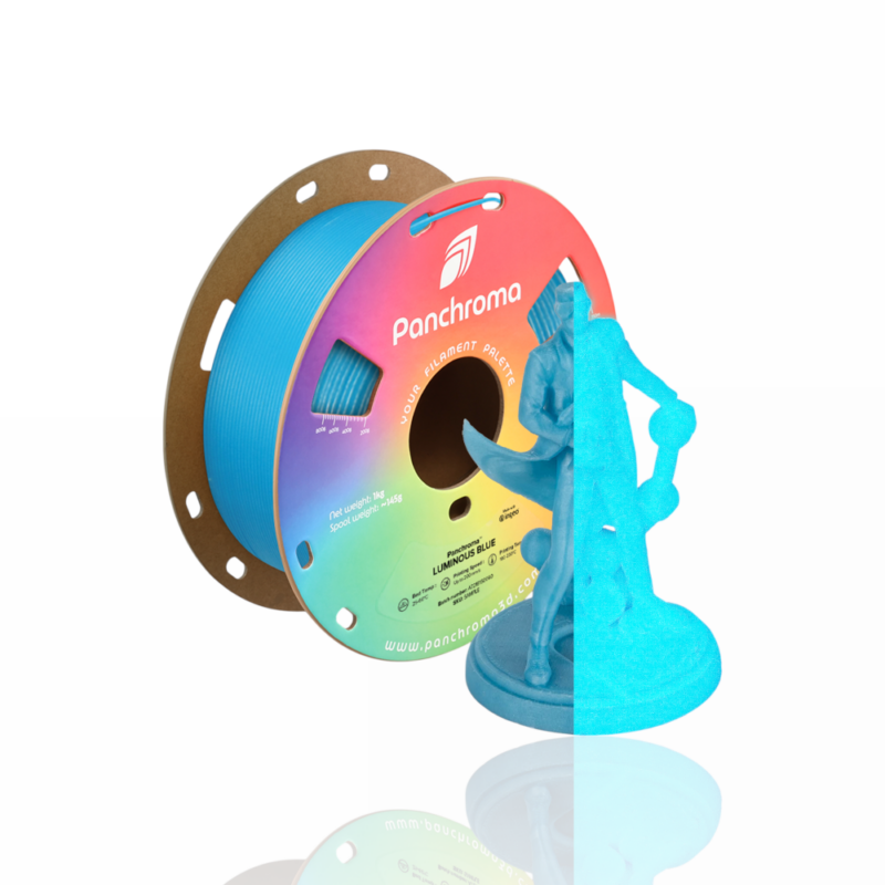 Panchroma™ PLA Luminous 1kg Blue - Polymaker - Image 3