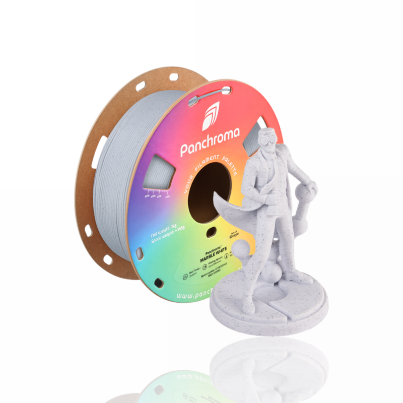 Panchroma™ PLA Marble 1Kg White - Polymaker - Image 3